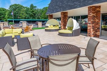patio furniture at Tiffany Woods Apartments